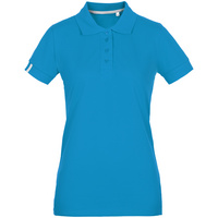 Рубашка поло женская Virma Premium Lady, бирюзовая (P11146.42)