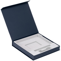 P11701.40 - Коробка Memoria под ежедневник, аккумулятор и ручку, синяя