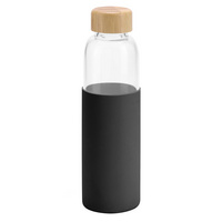 Бутылка для воды Dakar, прозрачная с черным (P12675.30)