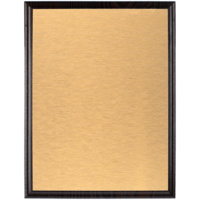 P15516.01 - Плакетка Plaque, большая, венге с золотистой пластиной