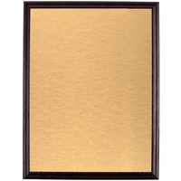 P15516.03 - Плакетка Plaque, большая, вишня с золотистой пластиной