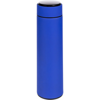 P15717.40 - Смарт-бутылка с заменяемой батарейкой Long Therm Soft Touch, синяя