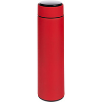P15717.50 - Смарт-бутылка с заменяемой батарейкой Long Therm Soft Touch, красная