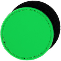 P16299.94 - Лейбл из ПВХ с липучкой Menteqo Round, зеленый неон
