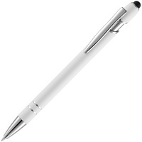 Ручка шариковая Pointer Soft Touch со стилусом, белая (P16426.60)