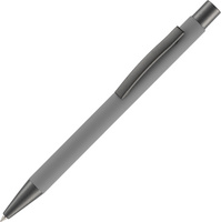 Ручка шариковая Atento Soft Touch, серая (P16427.10)