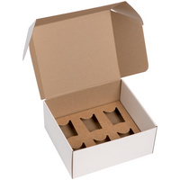 Коробка Grande с ложементом для стопок, белая (P16479.04)