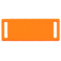 Шильдик металлический Kova, оранжевый неон (P16509.22)