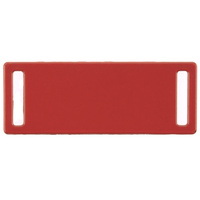 Шильдик металлический Kova, красный (P16509.50)