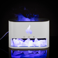Увлажнитель-ароматизатор Fusion Blaze с имитацией пламени, белый (P16563.60)