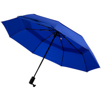 P17193.44 - Складной зонт Dome Double с двойным куполом, синий