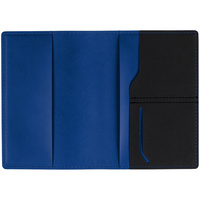 P17343.34 - Обложка для паспорта Multimo, черная с синим