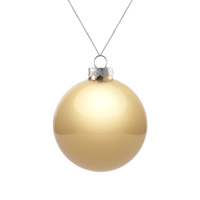 Елочный шар Finery Gloss, 8 см, глянцевый золотистый (P17662.00)