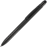 Ручка шариковая со стилусом Digit Soft Touch, черная (P18322.30)