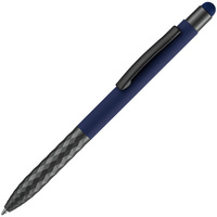 Ручка шариковая Digit Soft Touch со стилусом, синяя (P18322.40)