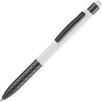 Ручка шариковая со стилусом Digit Soft Touch, белая (P18322.60)