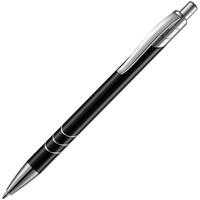 Ручка шариковая Undertone Metallic, черная (P18326.30)