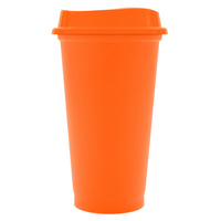 Стакан с крышкой Color Cap, оранжевый (P20998.20)