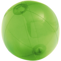P74144.92 - Надувной пляжный мяч Sun and Fun, полупрозрачный зеленый