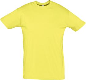 Футболка унисекс Regent 150, светло-желтая (P1376.81)