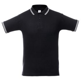 Рубашка поло Virma Stripes, черная (P1253.30)