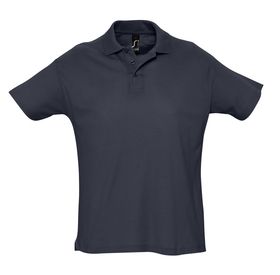 Рубашка поло мужская Summer 170, темно-синяя (navy) (P1379.40)