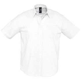 Рубашка мужская с коротким рукавом Brisbane, белая (P1837.60)