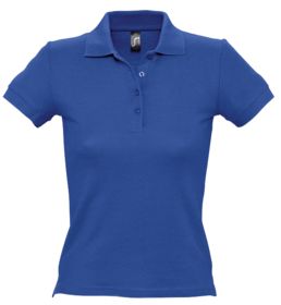 Рубашка поло женская People 210, ярко-синяя (royal) (P1895.44)