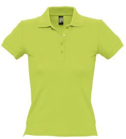 Рубашка поло женская People 210, зеленое яблоко (P1895.94)