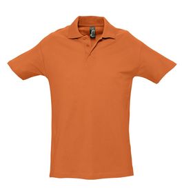 Рубашка поло мужская Spring 210, оранжевая (P1898.20)
