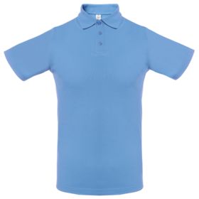 Рубашка поло мужская Virma Light, голубая (P2024.14)