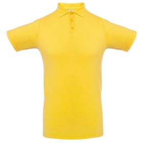 Рубашка поло мужская Virma Light, желтая (P2024.80)