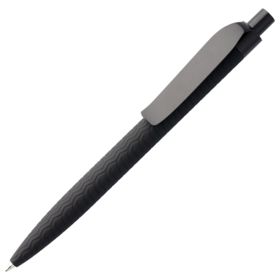 Ручка шариковая Prodir QS03 PRP Tyre Soft Touch, черная (P3232)