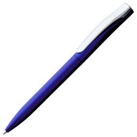 Ручка шариковая Pin Silver, синий металлик (P5521.40)