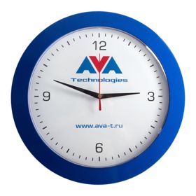 Часы настенные Vivid Large, синие (P5590.40)