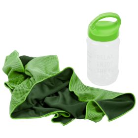 Охлаждающее полотенце Weddell, зеленое (P5965.92)