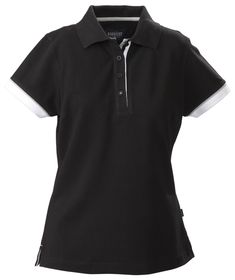 Рубашка поло женская Antreville, черная (P6552.30)