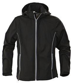 Куртка софтшелл мужская Skyrunning, черная (P6575.30)