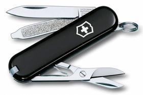 Нож-брелок Classic 58 с отверткой, черный (P7716.30)