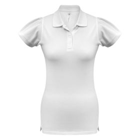 Рубашка поло женская Heavymill белая (PPW460001)