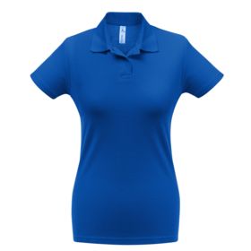 PPWI11450 - Рубашка поло женская ID.001 ярко-синяя