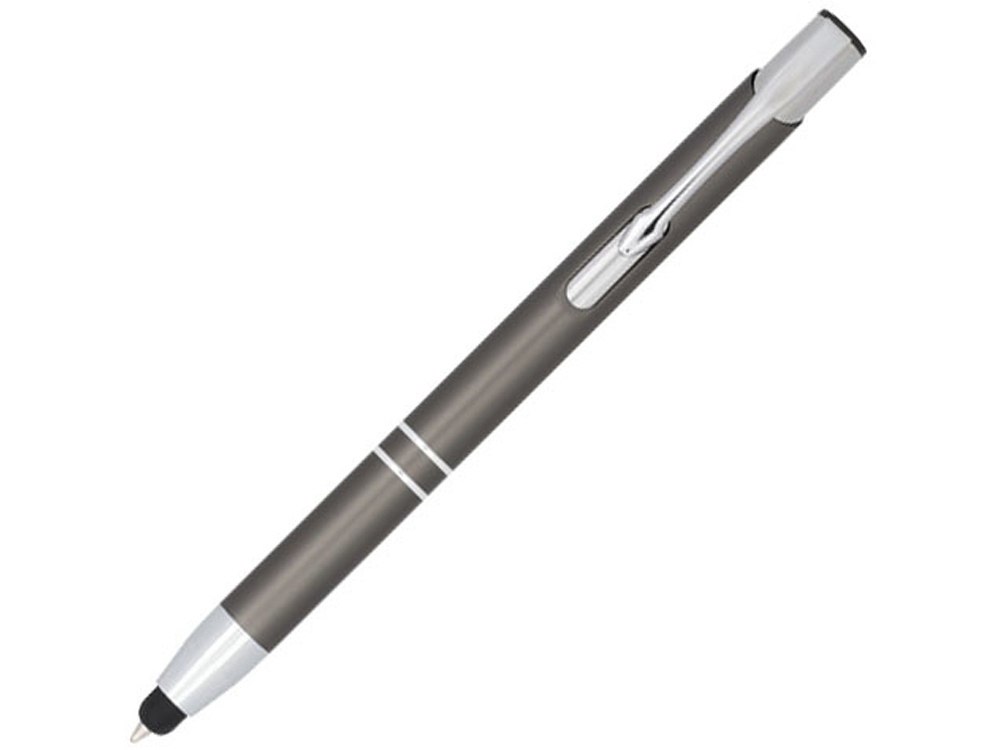 Артикул: K10729804 — Ручка-стилус металлическая шариковая «Moneta» с анодированным покрытием