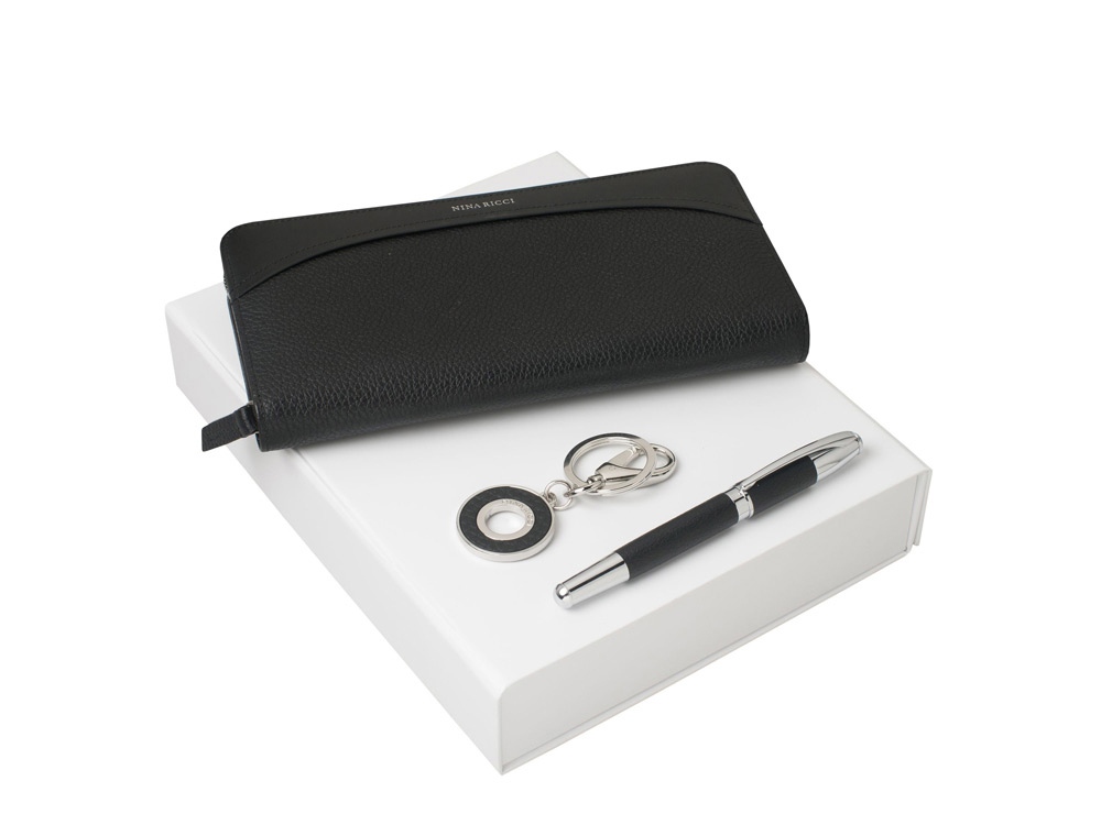 Артикул: KRPKLR628 — Подарочный набор Embrun: брелок, дорожный кошелек, ручка роллер
