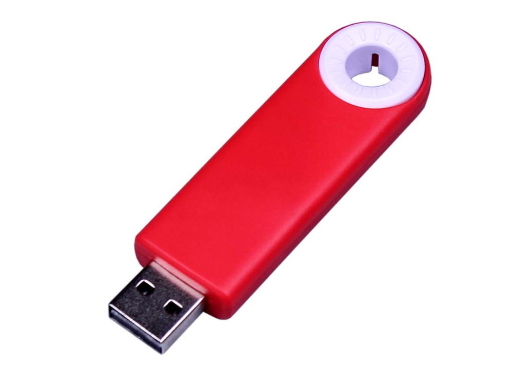 Артикул: K7035.64.06 — USB 3.0- флешка промо на 64 Гб прямоугольной формы, выдвижной механизм