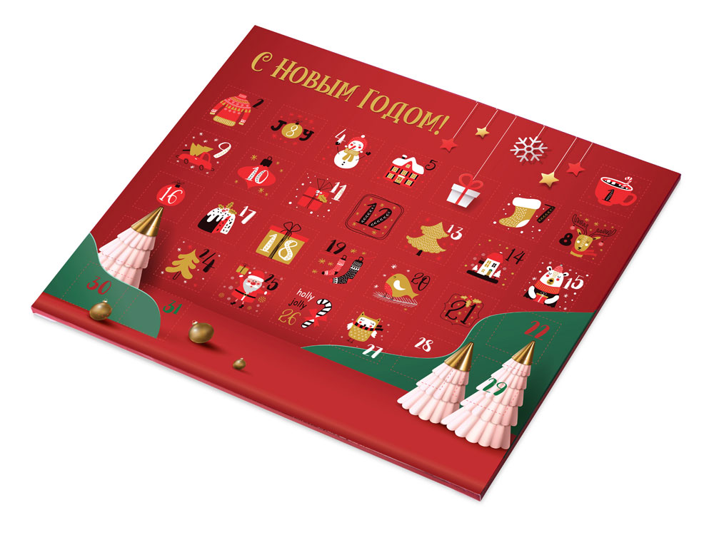 Артикул: K30531 — Шоколадный адвент-календарь «Festive»