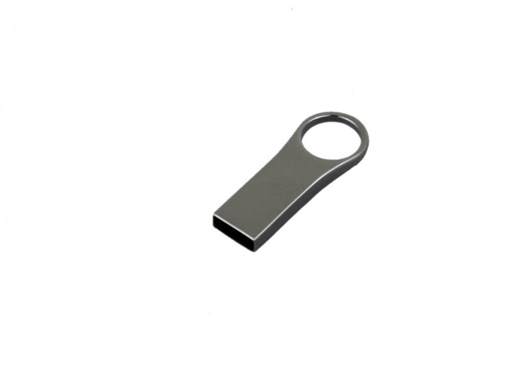 Артикул: K6590.64.00 — USB 2.0- флешка на 64 Гб с мини чипом, компактный дизайн с большим круглым отверстием