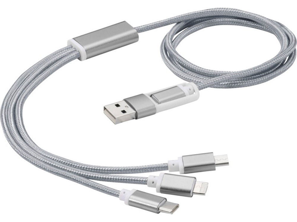 Артикул: K12418081 — Универсальный зарядный кабель 3-в-1 с двойным входом