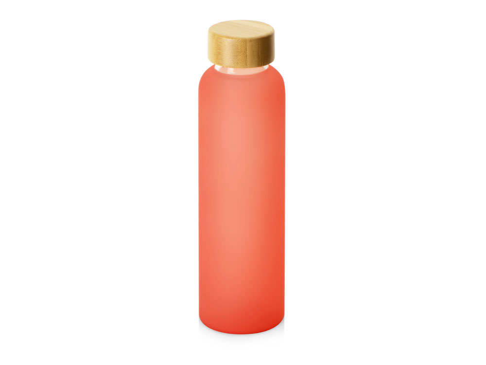 Артикул: K828701 — Стеклянная бутылка с бамбуковой крышкой «Foggy», 600 мл