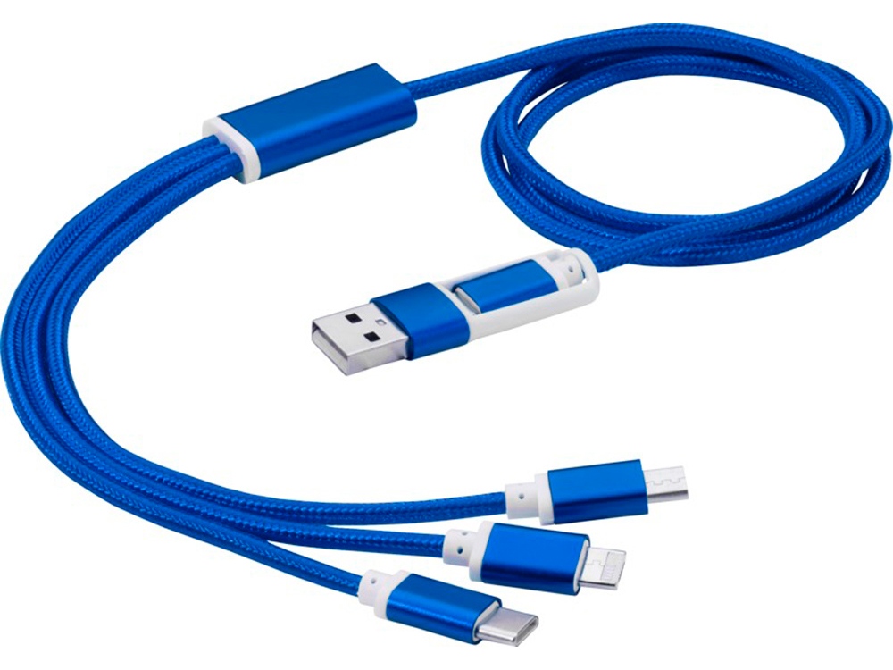 Артикул: K12418053 — Универсальный зарядный кабель 3-в-1 с двойным входом