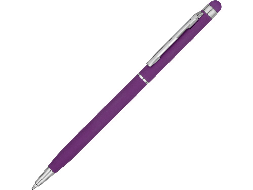 Артикул: K18570.14 — Ручка-стилус металлическая шариковая «Jucy Soft» soft-touch